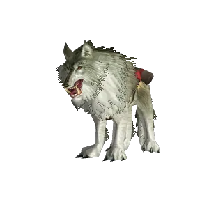 Freigestelltes Modell: Horn des grauen Wolfs