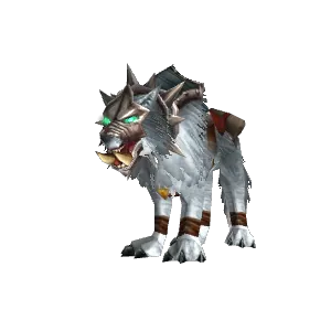 Freigestelltes Modell: Horn des schnellen Waldwolfs