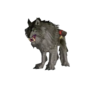 Freigestelltes Modell: Horn des Terrorwolfs