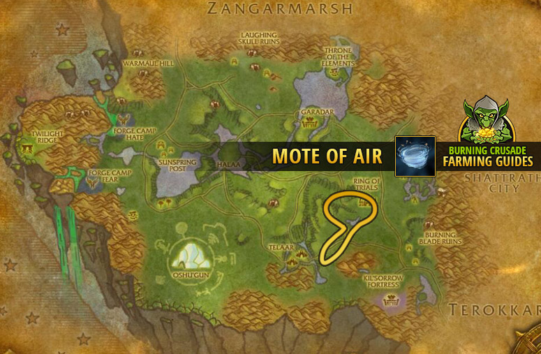 wow burning crusade map