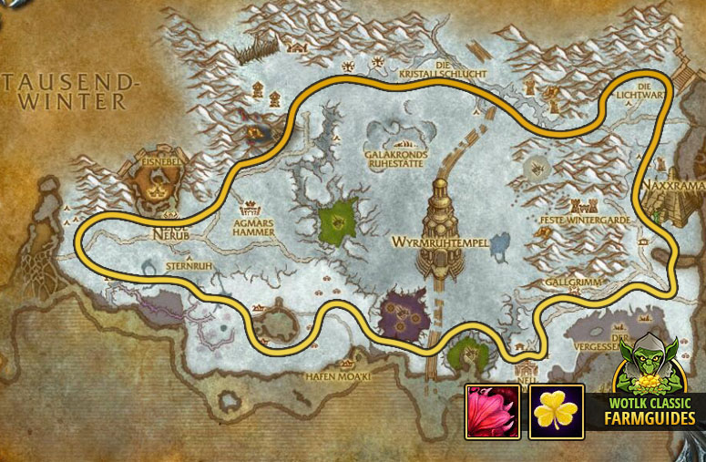 WoW Farming Talandra's Rose - WotLK Classic Farm Guide