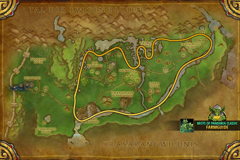 Mists of Pandaria Classic Farmspots Seidenkraut farmen Tal der vier Winde Mists of Pandaria Classic Farmspots Seidenkraut farmen Tal der vier Winde