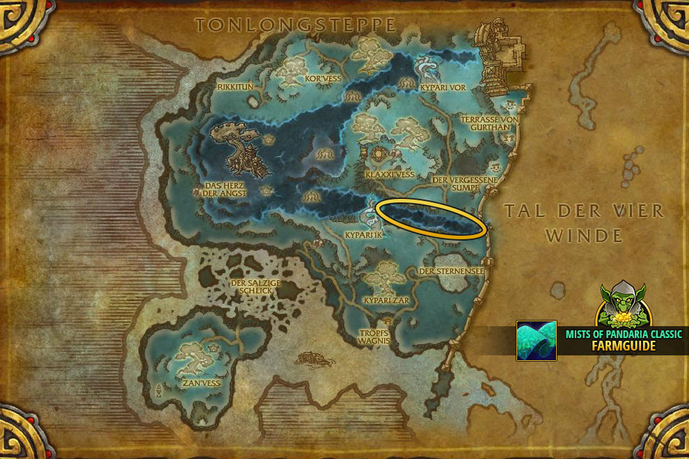 Mists of Pandaria Classic Farmspots Windwollstoff farmen Schreckensoede