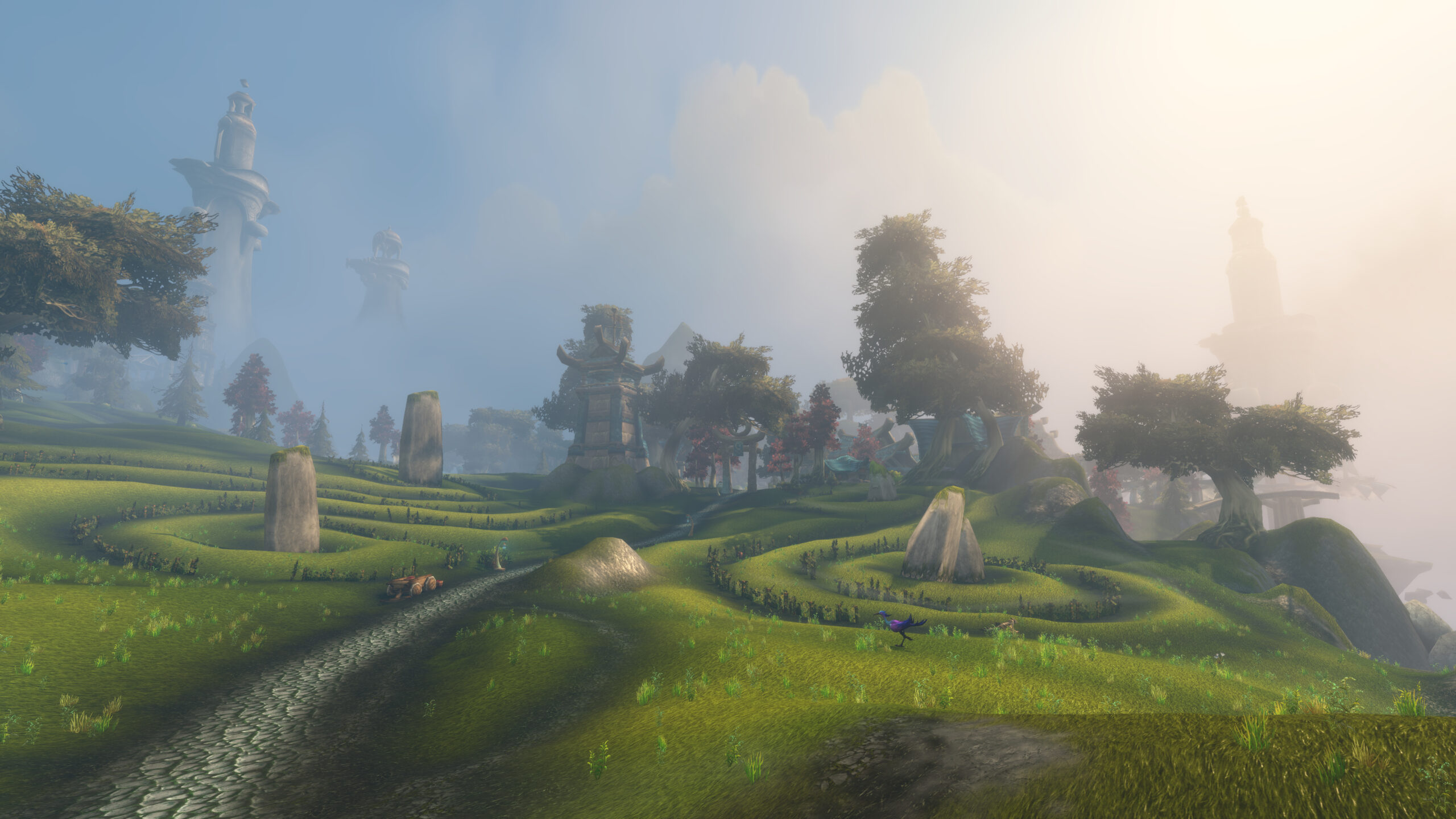 Landschaft der Zephrasinsel in World of Warcraft Forever