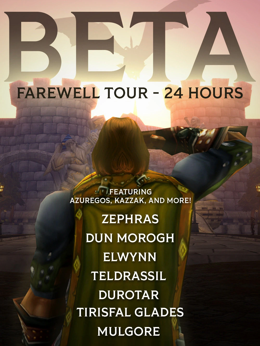 Eventmotiv zur WoW-Forever-Beta-Abschiedsfeier